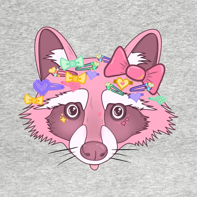 Pastel Decora Raccoon by astonishingemma